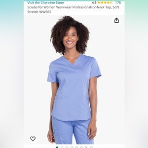 Used but good condition Cherokee V-Neck Scrub Top